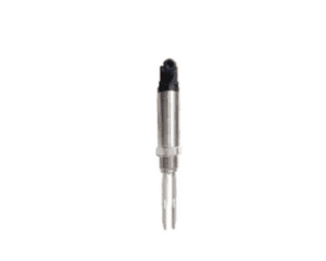 Compact Dimens Mini Tuning Fork Level Switch for liquids in stainless steel for precise industrial level detection.